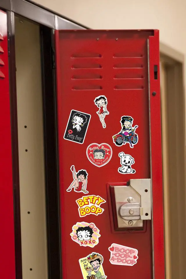 Alt view image 6 of 6 - Betty Boop 50 Vinyl Stickers Waterproof Die-Cut Decals Laptop Water Bottle