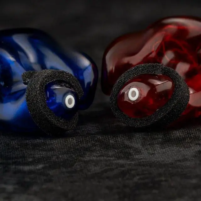 Alt view image 6 of 7 - Soft Wraps Memory Foam Replacement IEM Ear Tips | For Alclair Custom IEM, CTM Custom IEM, & More, Ultimate Comfort, Superior Noise Isolation, 5 Pairs, Black, ONE Size