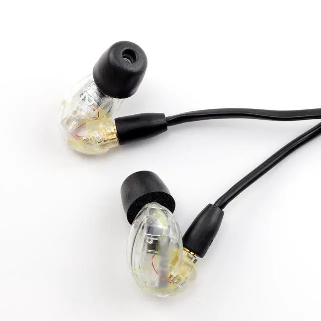 Alt view image 2 of 5 - Replacement Memory Foam Ear Tips for Shure SE215 PRO SE215, SML | Compatible with Shure SE112 SE315 SE425 SE535 SE846 Aonic4 Aonic5 Earphones, Ultimate Comfort, 3 Pairs (Black)
