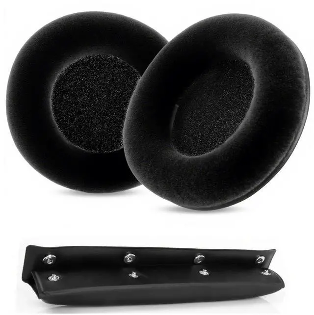 Main image of DT770 PRO Replacement Ear Pads for Beyerdynamic MMX300 DT770 Cushions | for DT880, DT990, DT 880 PRO, DT 990 PRO,Custom One Pro Headphones Headband with Soft Velvet Covers -Black