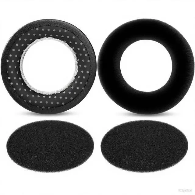 Alt view image 3 of 6 - DT770 PRO Replacement Ear Pads for Beyerdynamic MMX300 DT770 Cushions | for DT880, DT990, DT 880 PRO, DT 990 PRO,Custom One Pro Headphones Headband with Soft Velvet Covers -Black