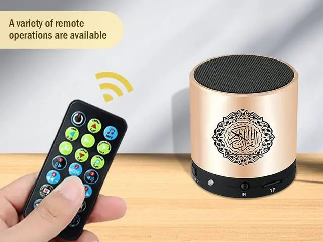 Alt view image 5 of 7 - Portable Digital Quran Speaker with Remote Control over18 Reciters and 15Translations Available Quality Qur'an Speaker Arabic English French, Urdu etc Mp3 FM Radio