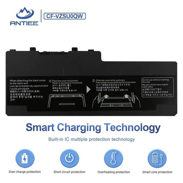 Alt view image 5 of 7 - CF-VZSU0QW Battery for Panasonic ToughBook CF-20/Toughpad FZ-A2 Mk1 Tablet | 30Wh Replacement for CF-20A0205NG CF-20A0205TD FZ-A2A203CA3 CF-VZSU0QJS CF-VZSU0QK CF-VZSU0QR 11.4V 2600mAh