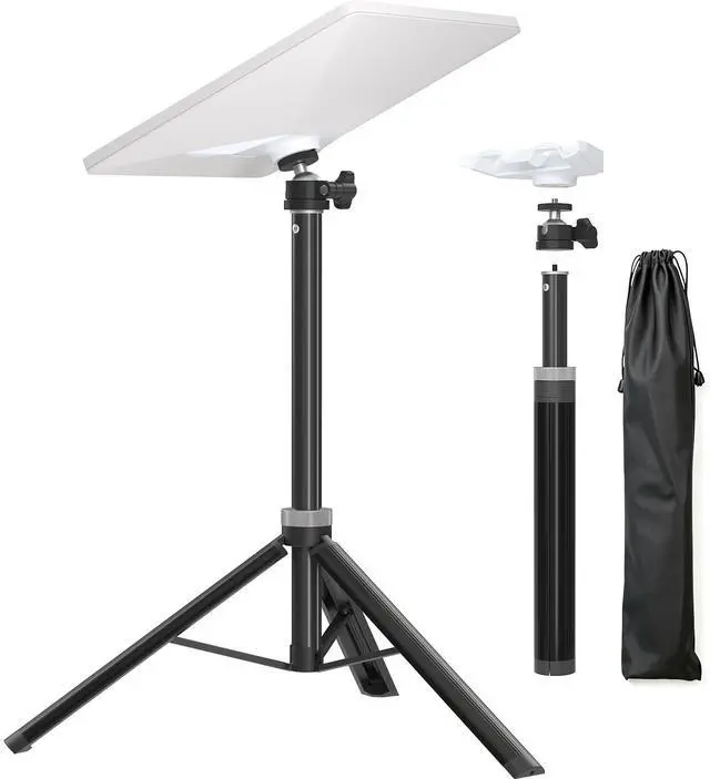 Main image of Starlink Mini Tripod Mount with Adapter, Portable Aluminum Alloy Tripod Stand, 360° Rotat and 90° Tilt Adjustable Head, Lightweight Foldable for Camping, RV, Travel, Compatible with 2024/2025/2026