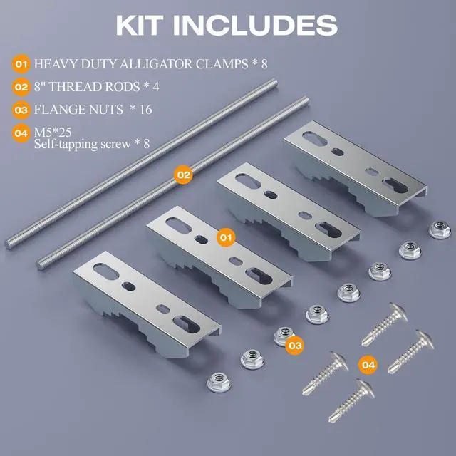 Alt view image 6 of 6 - Heavy Duty Pole to Pole Mount -Stainless Steel - Antenna Mast to Mast Bracket (Antenna Pipe Clamp, 2 Sets Pack)