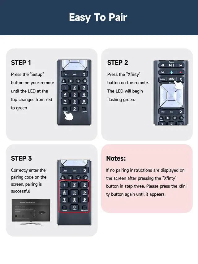 Alt view image 3 of 7 - XR11 Replacement Backlit Premium Voice Remote, for XFinity/Comcast Activated Cable TV Remote Control
