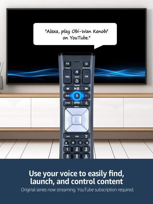 Alt view image 4 of 7 - XR11 Replacement Backlit Premium Voice Remote, for XFinity/Comcast Activated Cable TV Remote Control