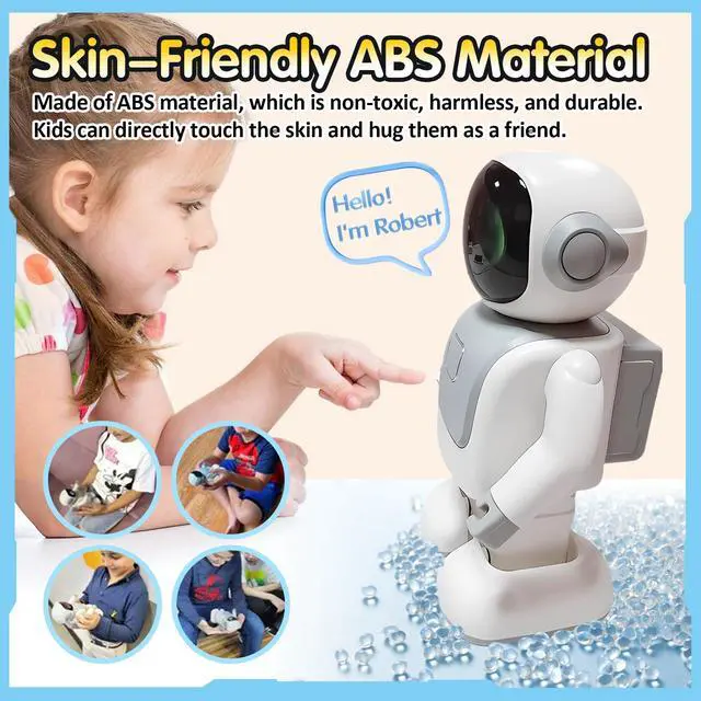 Alt view image 6 of 7 - Dancing Robot Speaker Toys for Kids & Adults, Portable Dancing Bluetooth Speaker with LED Lights, Intimate Companion, Programmable Interactive Robot Toys with iOS & Android APP Remote