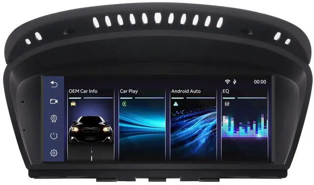 Main image of Fast Boot Linux Car Stereo Compatible with BMW 3/5 Series E60 E61 E63 E64 E90 E91 E92 (2005-2008) CCC iDrive Upgrade | Bluetooth/Wireless CarPlay/Android Auto | Retains OEM Controls