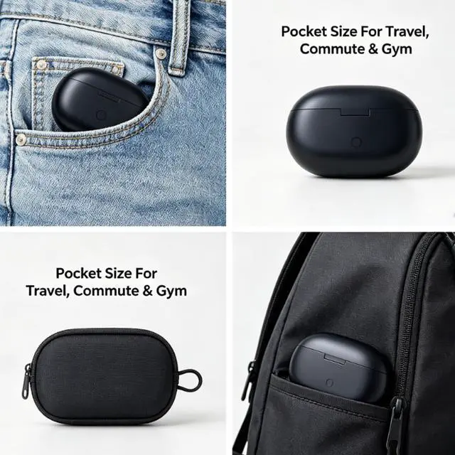Alt view image 4 of 7 - Replacement Charging Case for Beats Studio Buds/Buds+ | Full charging capacity, secure earbuds fit, syncpairing support, durable outer shell, lightweight portable design