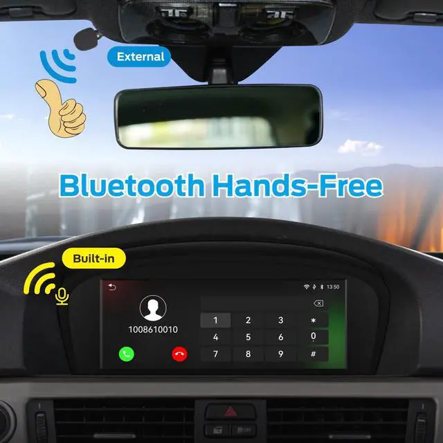 Alt view image 6 of 7 - Fast Boot Linux Car Stereo Compatible with BMW 3/5 Series E60 E61 E63 E64 E90 E91 E92 (2005-2008) CCC iDrive Upgrade | Bluetooth/Wireless CarPlay/Android Auto | Retains OEM Controls