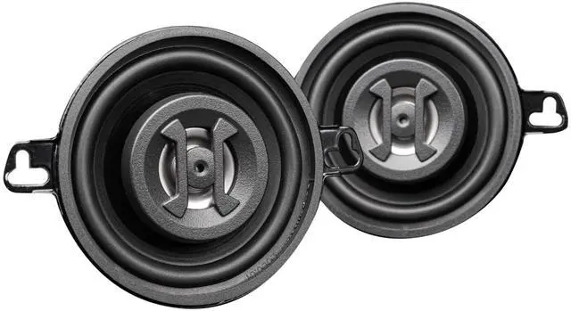Main image of Zeus ZS35CX 3.5 Inch 2 Way 125W Car Audio Coaxial Speakers with Mylar Dome Tweeter and Alpha Cellulose Poly Woofers, Pair