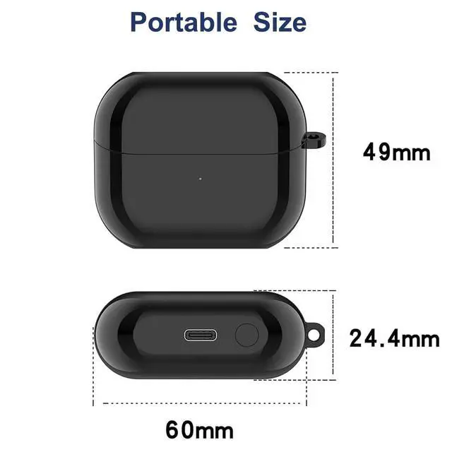 Alt view image 6 of 7 - Charging Case for Samsung Galaxy Buds 3 Pro (SM-R630) AI Earbuds - Replacement Charger Case Cover, 590mAh (White)