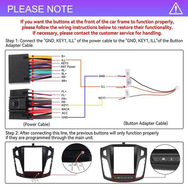 Alt view image 6 of 7 - 4G+64G Android Car Radio for Ford Focus 2012-2018, Car Stereo Wireless Carplay Android auto GPS 5G-WiFi Mirror Link 9.7 Touchscreen Bluetooth 5.0 FM/RDS SWC + Backup Camera