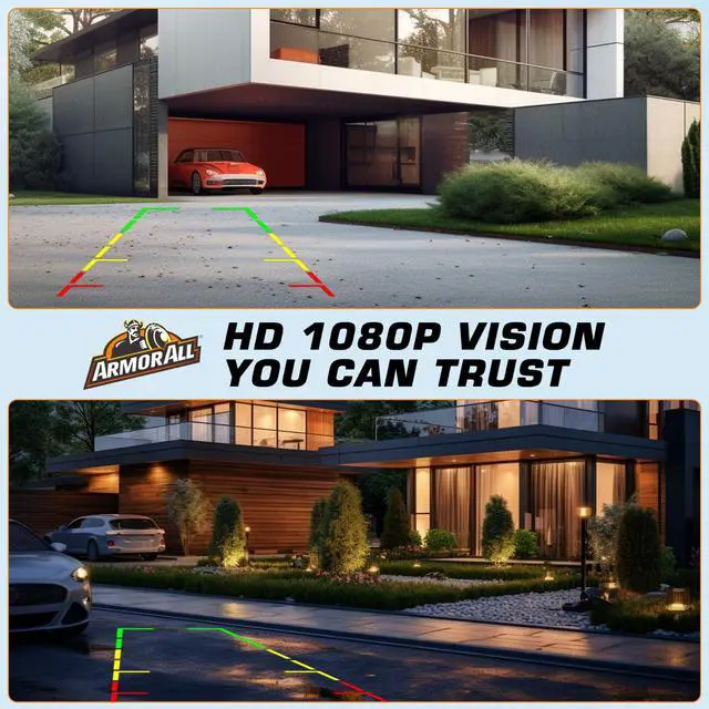 Alt view image 5 of 5 - Solar Wireless Backup Camera:5" HD 1080P Monitor,3 Mins DIY Installation & 5000 mAh Battery Powered Solar Back Up Camera Systems, IP69K Waterproof Reverse Camera for Car, Van, Truck, Trailer
