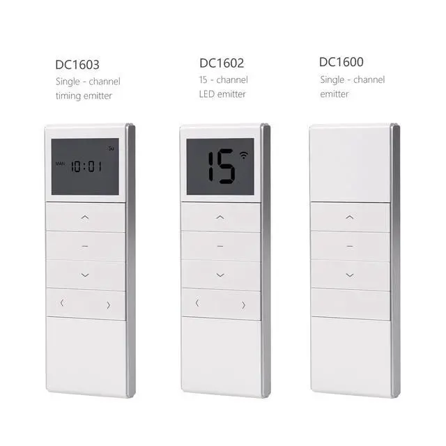 Alt view image 7 of 7 - DC1602 15Channel Replacement Remote Controller, ONLY Replacement for DC1602 DC1650 DC651 DC2700 Motorized Roller Shades, Not Universal (Verify Model Before Purchase)