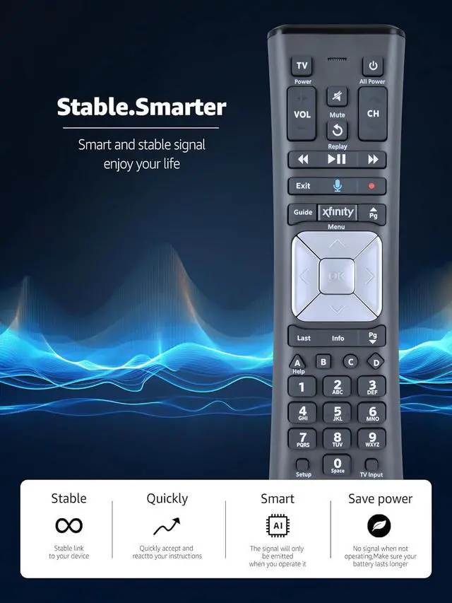 Alt view image 5 of 7 - Replacement XR11 Voice Remote Control for Comcast/Xfinity XR11 Premium Voice Activated Cable TV Backlit New Remote Control
