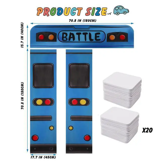 Alt view image 2 of 7 - Blue Bus Birthday Banner, Bus Backdrop for Birthday Decorations | Blue Bus Themed Backdrop for Birthday Party Decorations, Photo Booth Props, Door and Wall Decorations