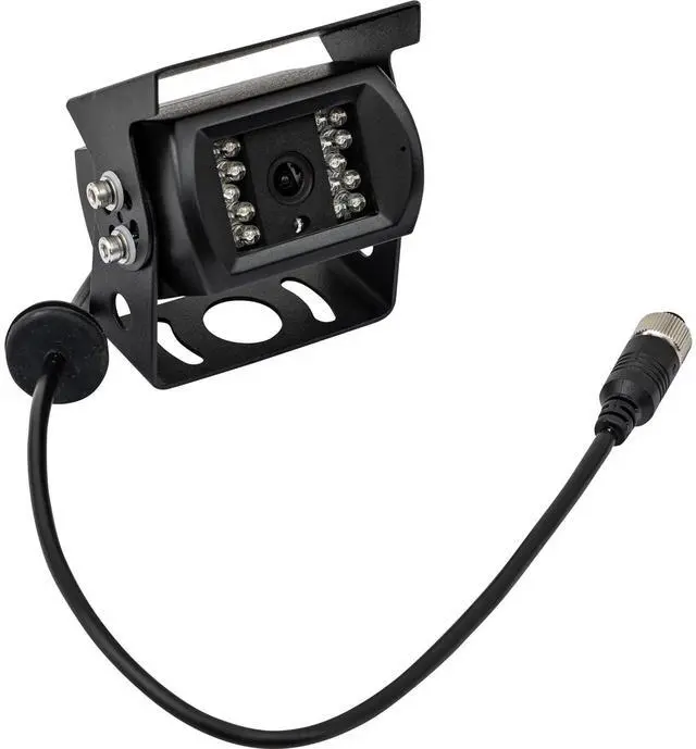 Main image of 8883101 Heated Night Vision Backup Camera with Audio, IP69K Waterproof Truck & Trailer Rear View Camera, 120 Wide Angle, 4-Pin Connection, Standard Bracket Mount Add-On
