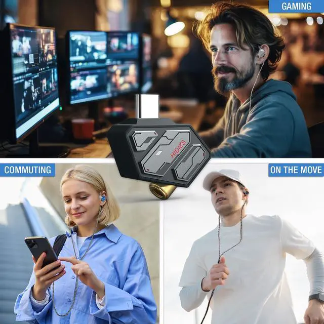Alt view image 6 of 7 - SD2 3.5mm to USB-C DAC Dongle, ES9270 Chip, Type-C Headphone Adapter, Hi-Res PCM/DSD128, HD Mic Support, 20Hz-40kHz Frequency Response, Inline Control, Zero Delay, White
