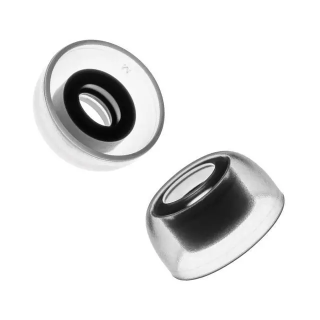 Alt view image 3 of 7 - Crystal Ear Tips for Bose QuietComfort Ultra 2 - Replacement Tips | Compatible with Bose QuietComfort Ultra 2, 1, Bose QC Earbuds II, Grippy Surface for Active Lifestyle, Original Sound