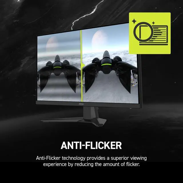 Alt view image 5 of 7 - MAG 275CF X24 27-inch 1920 x 1080 (FHD) Gaming Monitor, 240Hz, AMD FreeSync Premium, HDR Ready, HDMI, VGA Port, VESA, Tilt, 0.5ms, Black