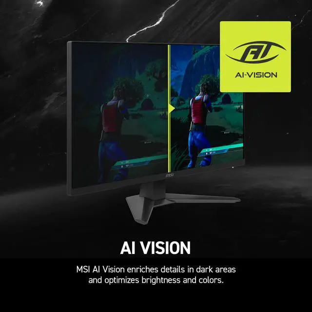 Alt view image 7 of 7 - MAG 275CF X24 27-inch 1920 x 1080 (FHD) Gaming Monitor, 240Hz, AMD FreeSync Premium, HDR Ready, HDMI, VGA Port, VESA, Tilt, 0.5ms, Black