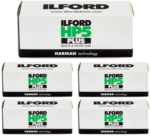 Main image of 5 Rolls HP5 400 120 Film