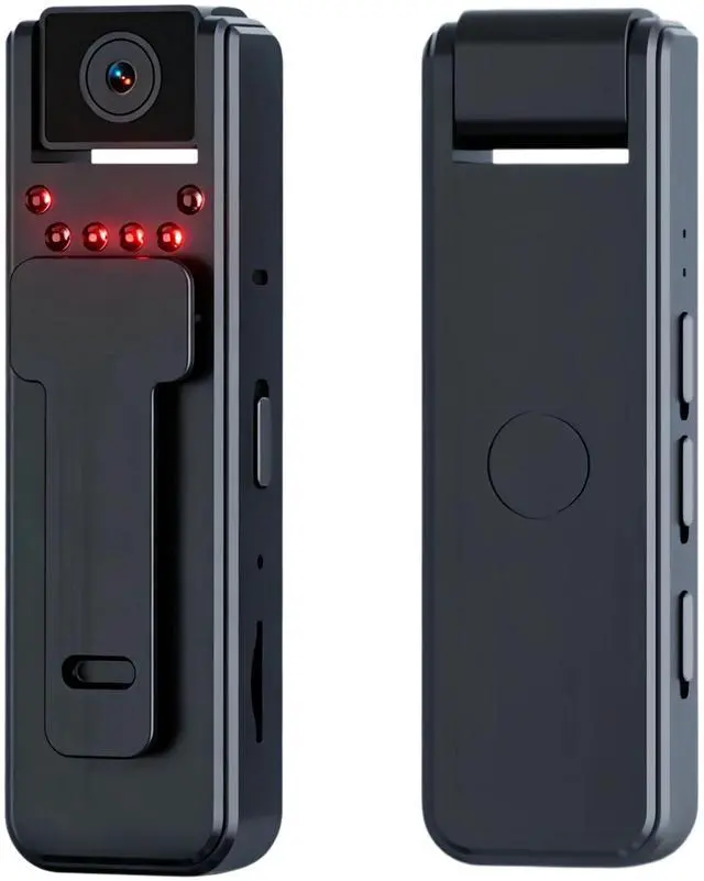 Main image of 1080P HD Mini Body Camera, Small POV Cam with 4HR Battery and Night Vision Wearable Security Cam with Motion Detection,Loop Recording Body Cam for Meeting, Guard, Personal Recording