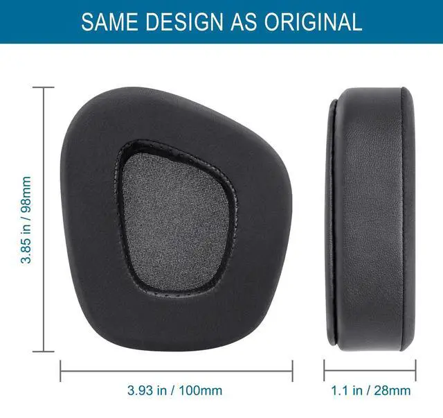 Alt view image 6 of 7 - Cooling Ear Pads for Turtle Beach Stealth 600 Gen2/ 600 Gen3/ 500 XB -Black | Replacement Earpads with Noise Isolation Foam