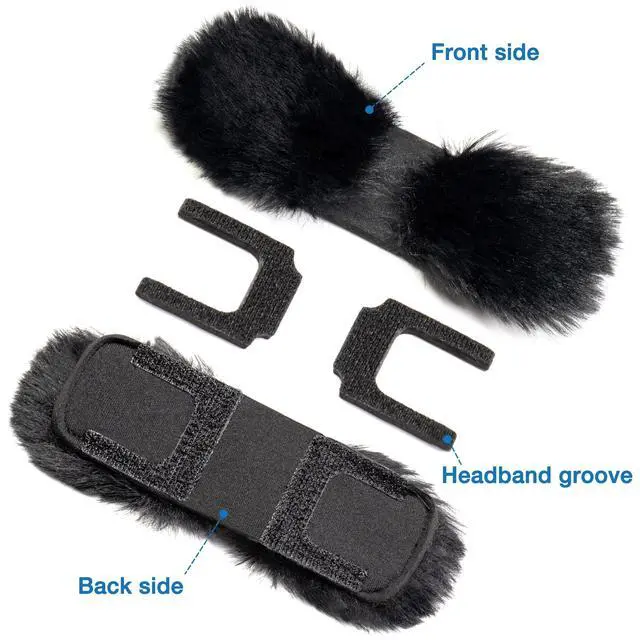 Alt view image 4 of 6 - Cooling Gel Refresh Kit Compatible with Bose A20 A10 Aviation Headsets Featuring Cool Gel Material Slow Rebound Memory Foam,3 Durable Mic Foam Cover,Headband Cushion Pads