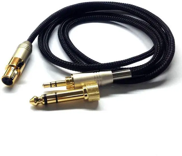 Main image of Replacement Audio Upgrade Cable Compatible with beyerdynamic DT 1990 Pro, DT 1770 Pro Headphone and Compatible with AKG K371, K175, K275, K245, K182, K7XX Headphone 1.3meters/4.2feet
