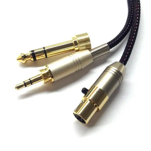 Alt view image 2 of 7 - Replacement Audio Upgrade Cable Compatible with beyerdynamic DT 1990 Pro, DT 1770 Pro Headphone and Compatible with AKG K371, K175, K275, K245, K182, K7XX Headphone 1.3meters/4.2feet