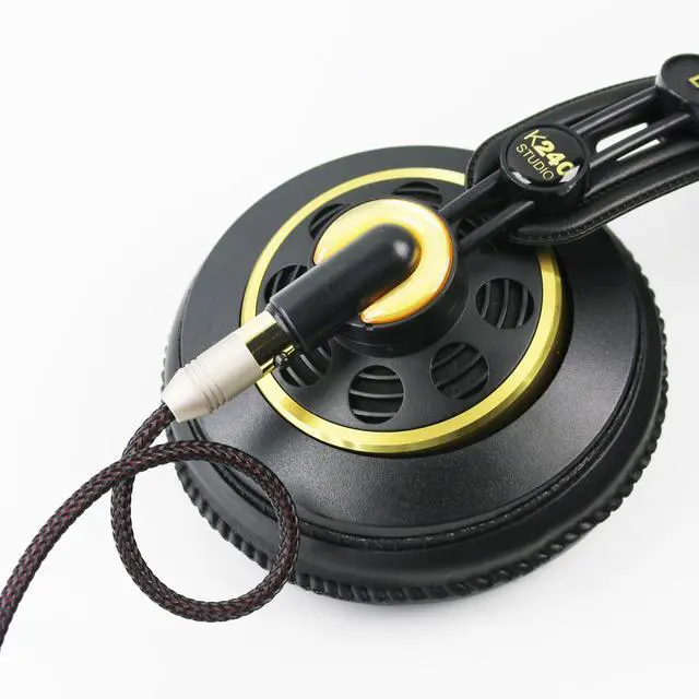 Alt view image 6 of 7 - Replacement Audio Upgrade Cable Compatible with beyerdynamic DT 1990 Pro, DT 1770 Pro Headphone and Compatible with AKG K371, K175, K275, K245, K182, K7XX Headphone 1.3meters/4.2feet