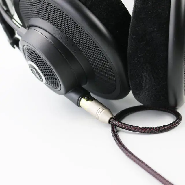 Alt view image 7 of 7 - Replacement Audio Upgrade Cable Compatible with beyerdynamic DT 1990 Pro, DT 1770 Pro Headphone and Compatible with AKG K371, K175, K275, K245, K182, K7XX Headphone 1.3meters/4.2feet