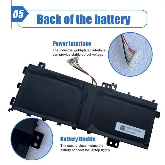 Alt view image 6 of 6 - C21N1818-1 Laptop Battery for ASUS VivoBook 15 F512FA F512DA X512JA F512FB F512FJ F512FL F512UA X512FJ X512FL X512JF X512JP X512DK R564JA S512DK S512FA Series 0B200-03190800 2ICP7/54/83