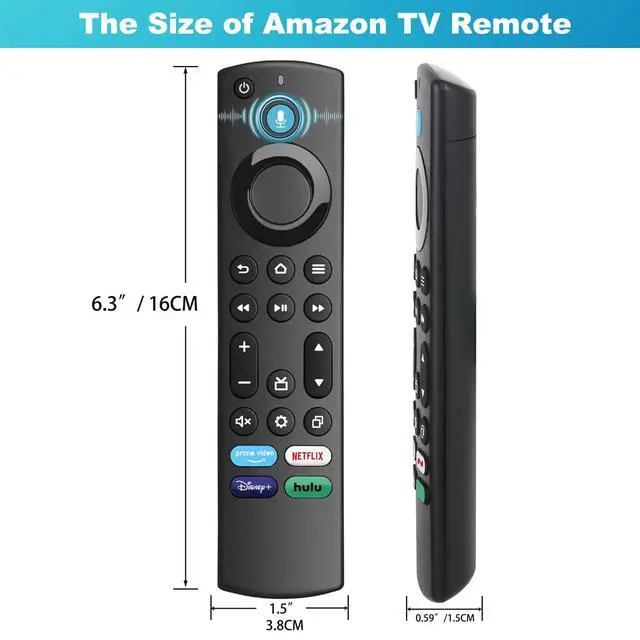Alt view image 7 of 7 - Replacement Remote for Amazon Fire TV Alexa Voice | Universal TV Remote Compatible with Insignia, Toshiba, Amazon Fire Smart TV
