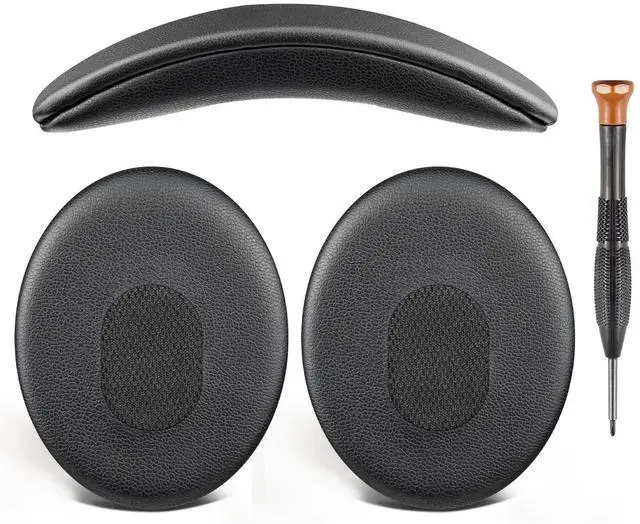 Main image of Replacement Kit for Bose QC3 (Not Fit OE1) - Black | (Earpads+Headband),for Bose QuietComfort 3 Headphones
