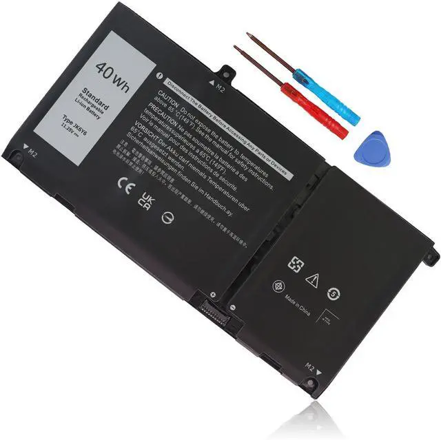 Main image of 40Wh JK6Y6 11.25V Laptop Battery for Dell Inspiron 5300 5301 5401 5402 5408 5409 5501 5508 5509 5400 5406 7405 7300 7306 7500 7506 2-in-1 Silver Latitude 3410 3510 Vostro 5301 5401 5501 C5KG6 CF5RH