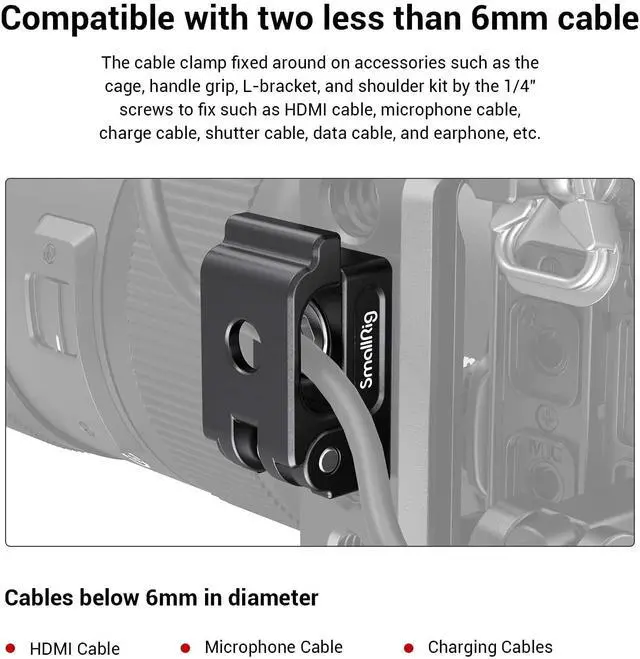 Alt view image 2 of 7 - Universal Spring Cable Clamp(2 pcs) MD2418 | two cables with different thickness less than 6mm
