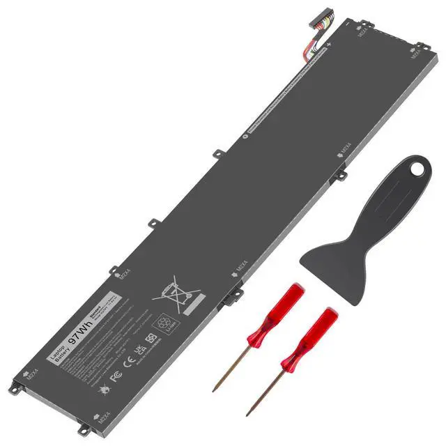 Alt view image 2 of 7 - 6GTPY 97WH Battery for Dell XPS 15 9550 9560 9570 7590 Precision 5510 5520 5530 5540 Vostro 7500 7590,Replacement 4GVGH GPM03 M2X4 5XJ28 05XJ28 5D91C 1P6KD P56F P56F001 P56F002 11.4V