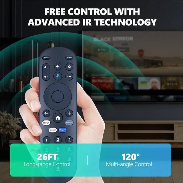 Alt view image 6 of 7 - Replacement Remote Control for Pioneer Xumo TV, Compatible with CP-RC1NA-23 PN43-751-24U PN50-751-24U PN55-751-24U PN65-751-24U (No Voice Function)