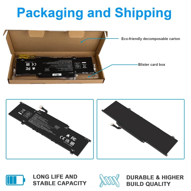 Alt view image 7 of 7 - BN03XL Battery for HP Envy X360 13-AY 13Z-AY 13-BA 13T-BA 13-BD0XXX 13T-BD 13M-BD 15-ED 15M-ED 15T-ED 15-EU 15M-EU 15-EE 15M-EE 15Z-EE 15-ES 15T-ES 13-BA0xxx AY0xxx 13m-bd100 15-EW0013DX EW0XXX