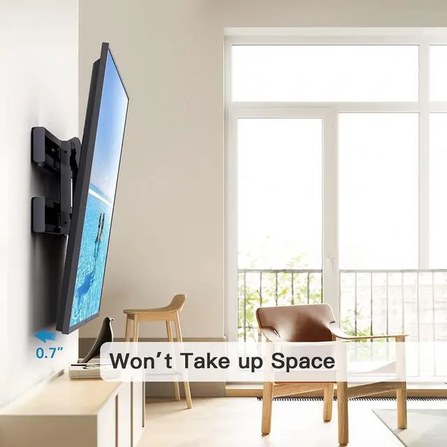 Alt view image 5 of 6 - Universal TV Wall Mount Extension Bracket- Fits Any TV Mount for Easy Centering, Extended Wall Mount for 16-24 Inch Studs, Holds Up to 132 LBS