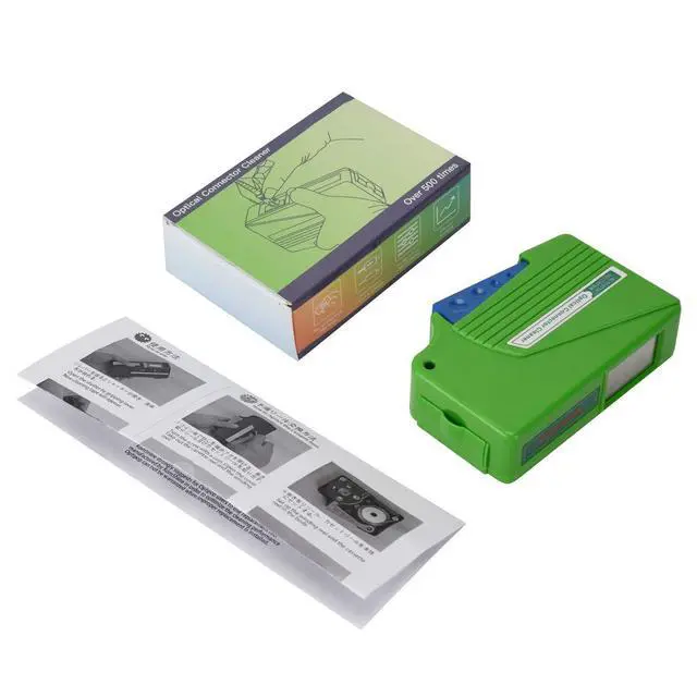 Alt view image 5 of 6 - Fiber Optic Connector Cleaner, Fiber Optic Clean Supports 1.25mm/2.5mm,SC,FC,ST,MU,LC, All Types of Connectors, Cleans Over 500 Times