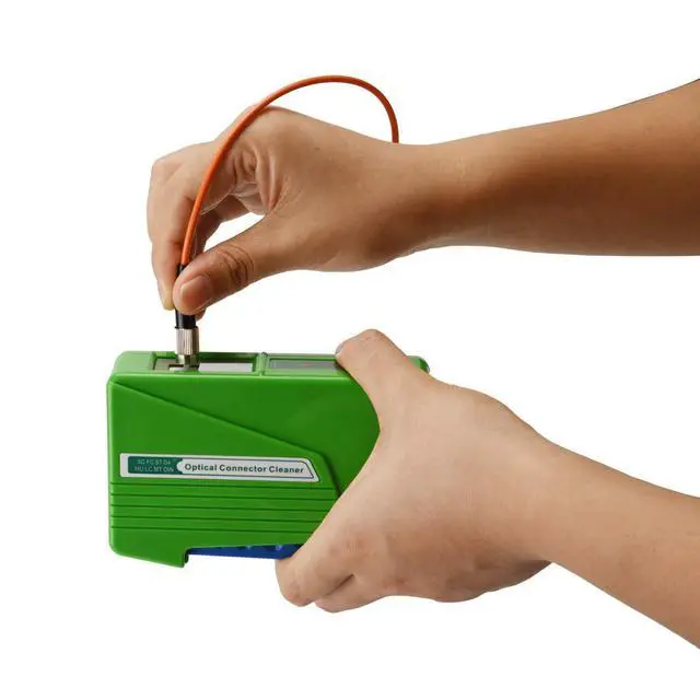 Alt view image 4 of 6 - Fiber Optic Connector Cleaner, Fiber Optic Clean Supports 1.25mm/2.5mm,SC,FC,ST,MU,LC, All Types of Connectors, Cleans Over 500 Times