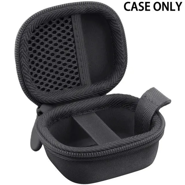 Alt view image 4 of 7 - Hard Case for Beats Powerbeats Fit with Carabiner Clip, Black | Travel Storage, Space For Earbuds And Accessories, Soft Lining, Protective Exterior