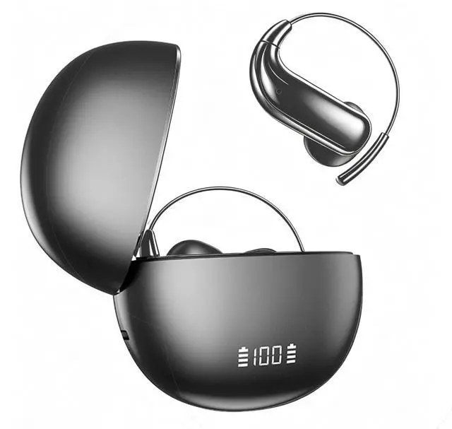 Main image of Semi Open Over Ear Earbuds Wireless Bluetooth Semi Open Ear Headphones Air Conduction Earbuds with Over-Ear Hooks Open Ear Buds Out of Ear Headphones