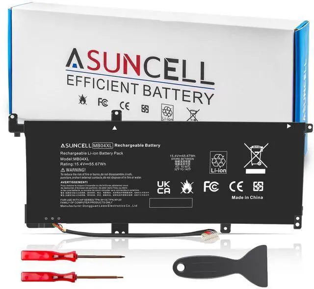Main image of MB04XL Battery for HP Envy X360 M6-AQ105DX M6-AQ103DX M6-AQ005DX M6-AQ003DX M6-AR004DX 15-AQ273CL 15-AQ100NX 15-AQ267CL 15-AQ015NR 15-AQ173CL 15T-AQ100 15T-AQ200 844204-850 843538-541,55.67Wh
