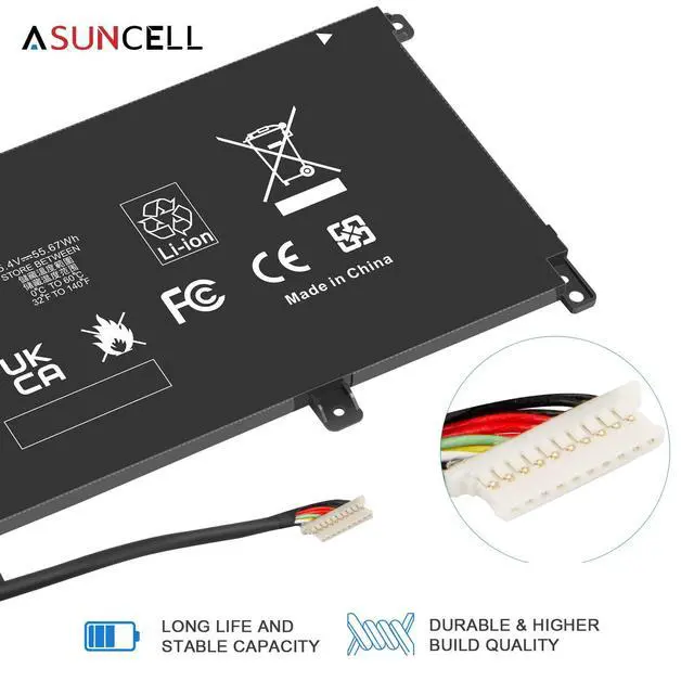 Alt view image 4 of 7 - MB04XL Battery for HP Envy X360 M6-AQ105DX M6-AQ103DX M6-AQ005DX M6-AQ003DX M6-AR004DX 15-AQ273CL 15-AQ100NX 15-AQ267CL 15-AQ015NR 15-AQ173CL 15T-AQ100 15T-AQ200 844204-850 843538-541,55.67Wh